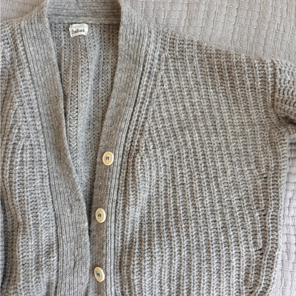 Babaa Women's Cardigan in mist